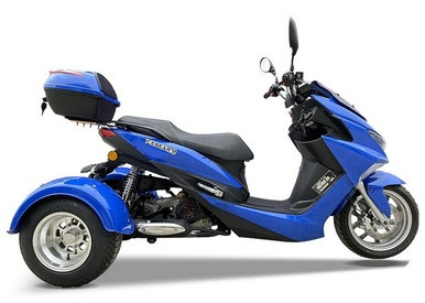 2024 Model Icebear Trifecta Trike 50Cc Differential Gear Trunk & Windshield Included