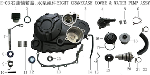 Lifan KPM Water Pump Overflow Pipe (Image #14)