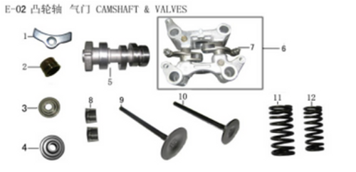 Lifan Kp Mini Rocker Arm Support Assembly Assembly (Image #06)
