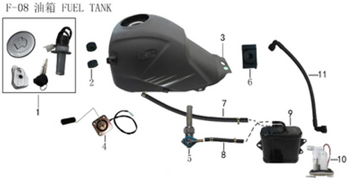 Lifan X-Pect 200 Fuel Tank Welding Combination (Image #03)