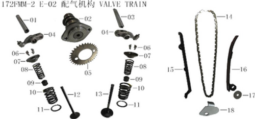 Lifan Kpx250 Valve spring seat(Image #07)