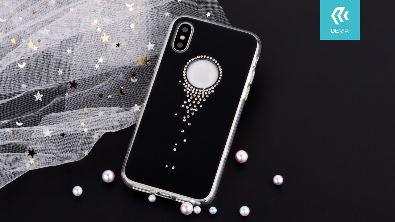 Devia iPhone X/XS- Angel Tears Series Crystal Case