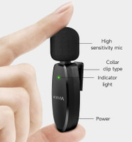 Devia Kintone Series Clip-On Wireless Microphone with USB-C Devia Kintone Series Clip-On Wireless Microphone with USB-C