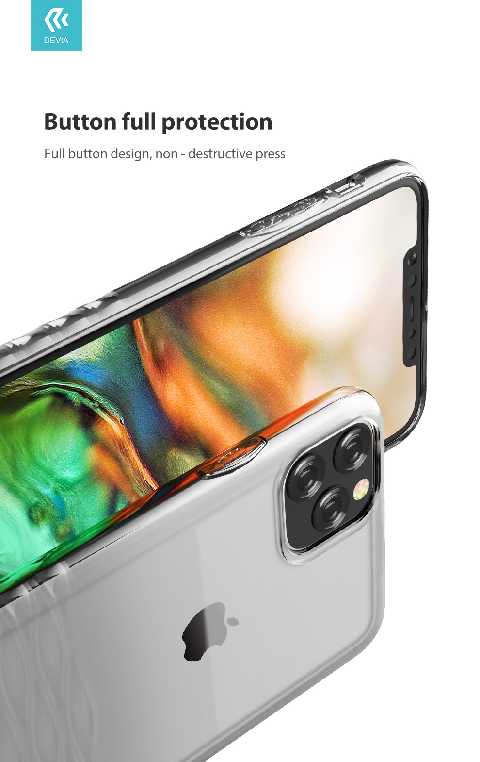 iPhone 11 Pro Max Ocean Series Case, Slim, full protection and grip friendly with long lasting clarity resistant to yellowing.