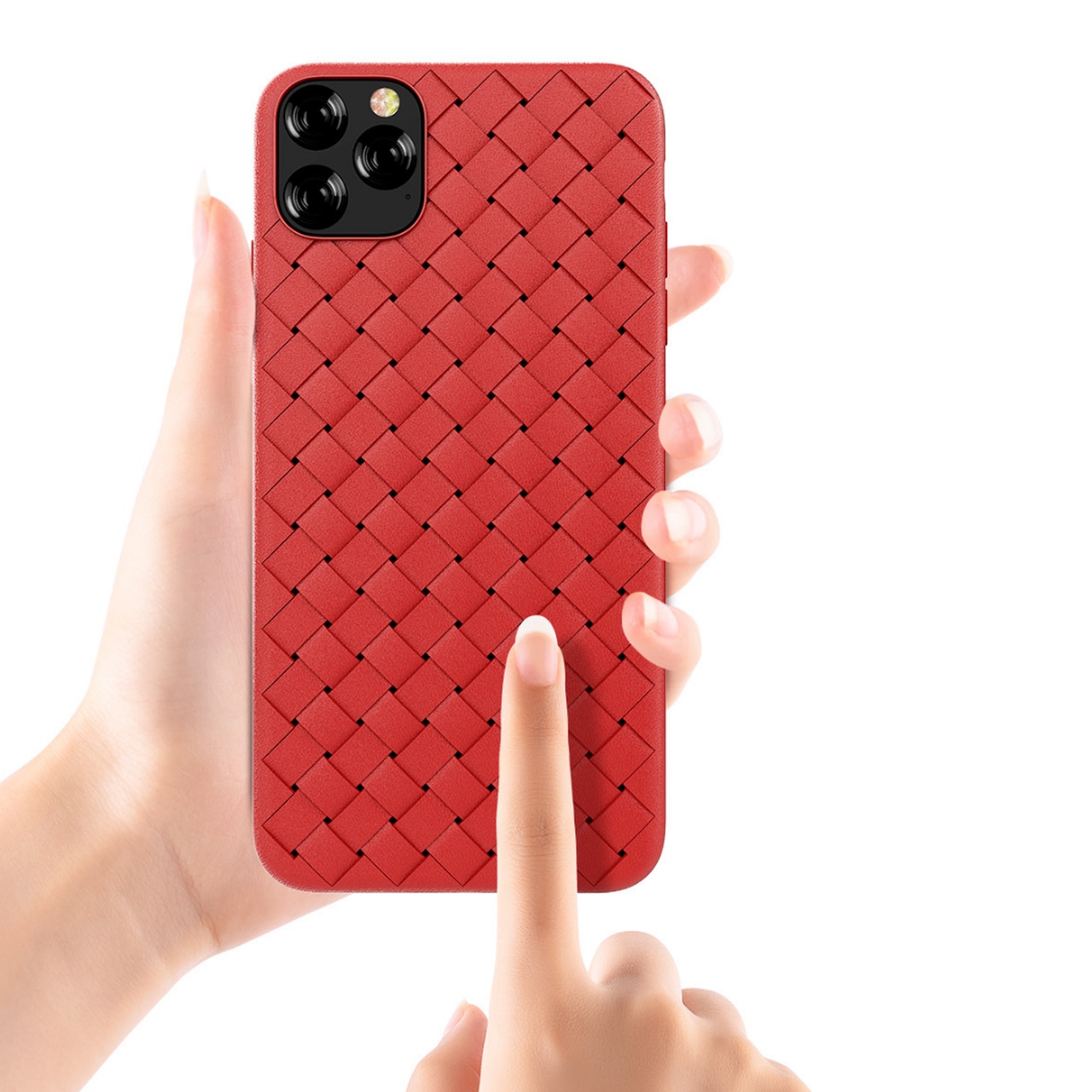 Devia Woven Pattern Design Soft Case for iPhone 11, iPhone 11 Pro and iPhone 11 Pro Max