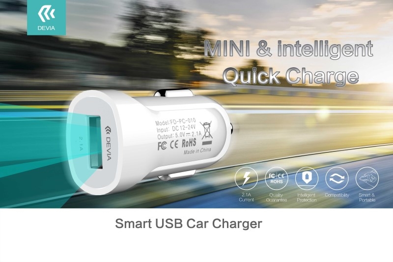 DEVIA Smart USB Car Charger