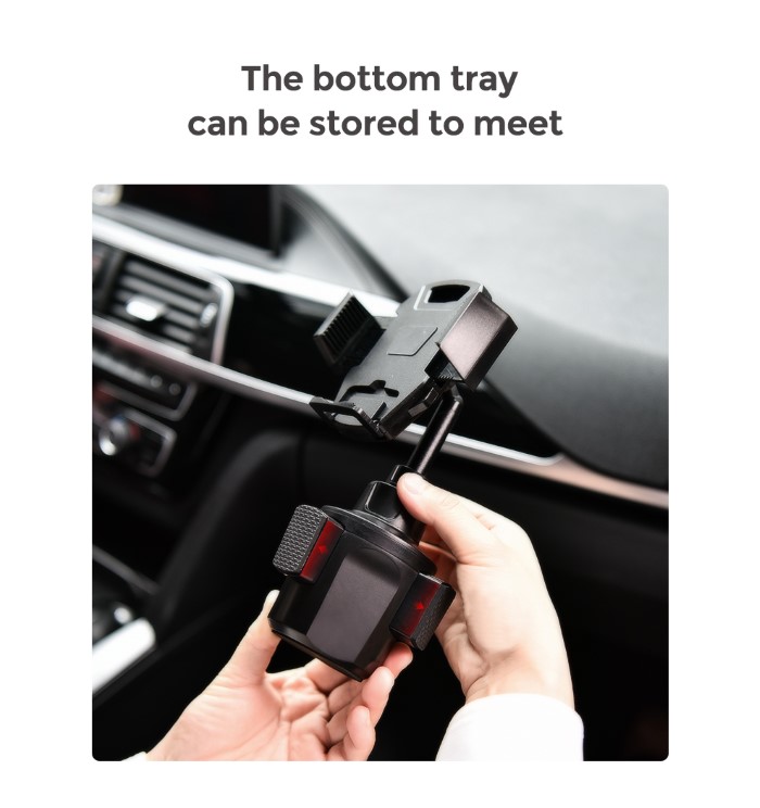 Devia Cup Base Car Phone Holder Applicable for 5 Up To 9.9cm Phone Width