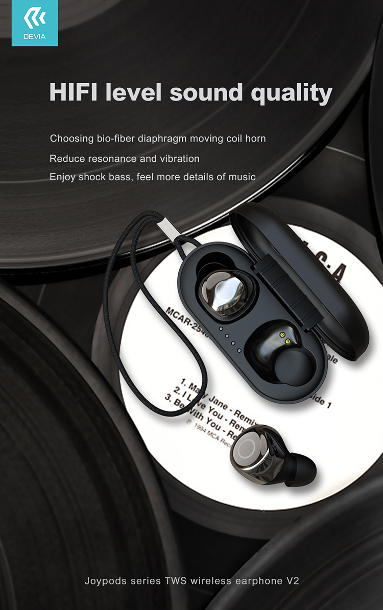 Joypods Series TWS Wireless Earphone V2 Devia USA