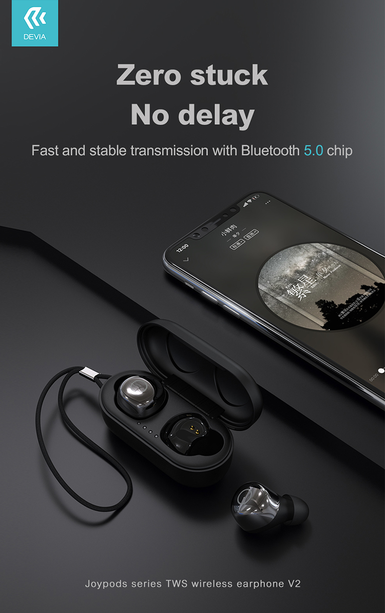 Joypods Series TWS Wireless Earphone V2 Devia Canada