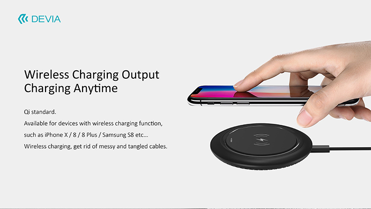 Wireless Charger Ultra thin UFO Series 15W Power, sleek design, easily carried on the go for convenient wireless charging. No more wires fuss.