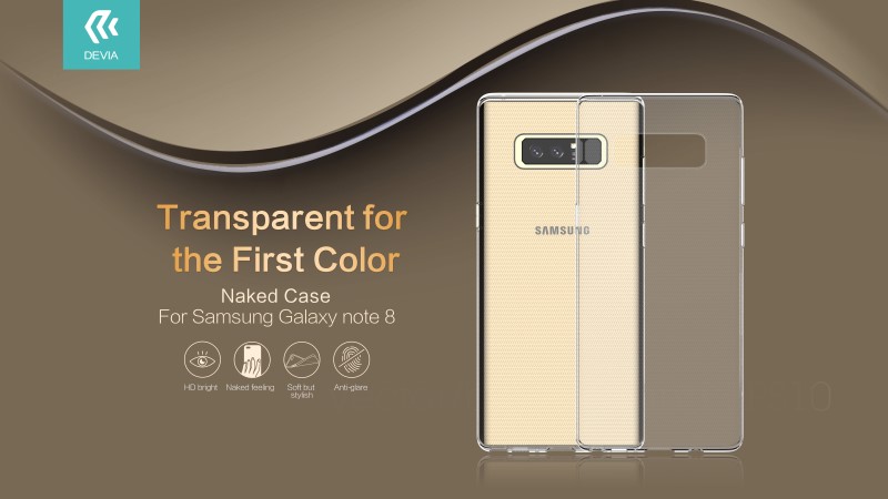 Shield your Samsung Galaxy Note 8 Naked Case from life's bumps and bruises. Transparent design won't add bulk to your phone and shows your iPhone original style