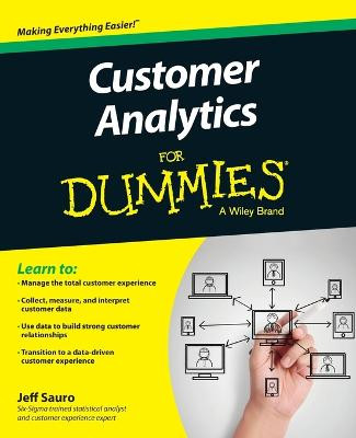 Customer Analytics For Dummies by Jeff Sauro