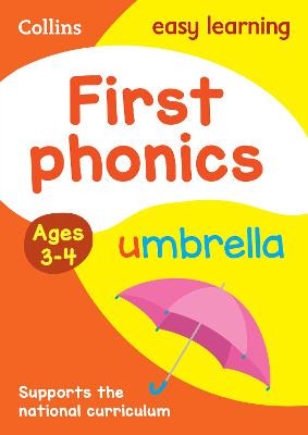 First Phonics Ages 3-4 (Collins Easy Learning Preschool) by Collins Easy Learning
