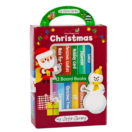 My Little Library: Christmas (12 Board Books & Downloadable App!) by Little Grasshopper Books 9781645588405