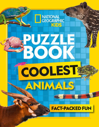 Puzzle Book Coolest Animals: Brain-tickling quizzes, sudokus, crosswords and wordsearches by National Geographic Kids 9780008430504