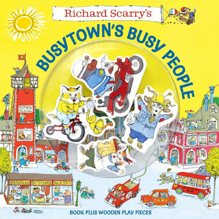 Richard Scarry's Busytown's Busy People: Book Plus Wooden Play Pieces by Richard Scarry 9798217123759