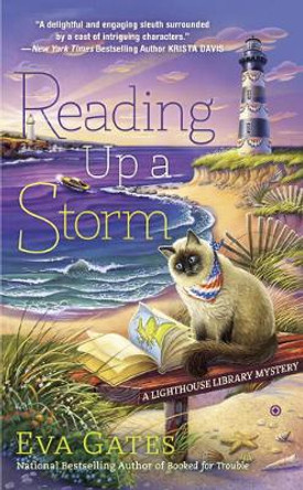 Reading Up A Storm: A Lighthouse Library Mystery by Eva Gates