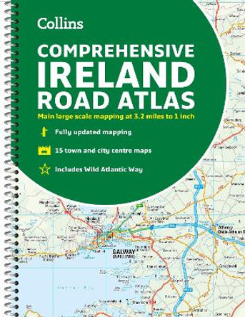 Comprehensive Road Atlas Ireland by Collins Maps