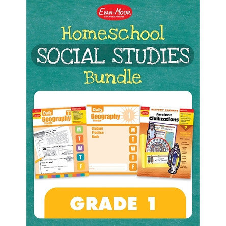 Homeschool Social Studies Bundle, Grade 1 by Evan-Moor Educational Publishers 9781629389103