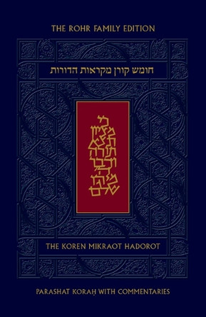 Koren Mikraot Hadorot, V34: Korah by Jonathan Sacks 9789657760895