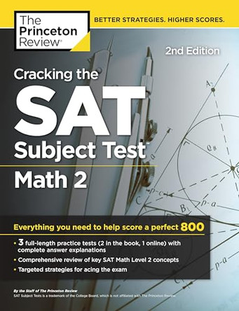 Cracking the Sat Math 2 Subject Test by Princeton Review 9781524710804