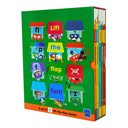 Numberblocks and Alphablocks 5 Book Lift-the-Flap Set by Numberblocks 9781782269960