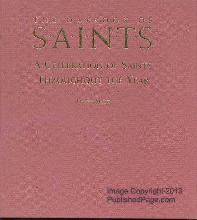 Daybook of Saints by Terry Matz 9781840003185