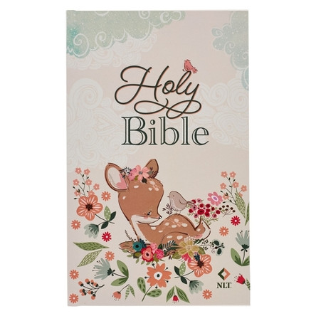 NLT Keepsake Holy Bible for Baby Girls Baptism Easter, New Living Translation, Pink by Christian Art Gifts 9781639524716