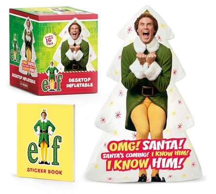 Elf: Desktop Inflatable Buddy the Elf: Stands 16 Tall by Running Press 9798894142920
