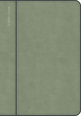 CSB Personal Size Giant Print Bible, Optimal Type, Digital Study Edition, Sage Suedesoft Leathertouch, Indexed by Csb Bibles by Holman 9798384553083