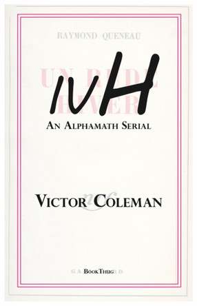 Ivh: An Alphamath Serial by Victor Coleman 9781927040362