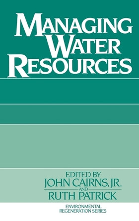 Managing Water Resources by John Cairns 9780275922009