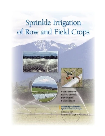 Sprinkle Irrigation of Row and Field Crops by Blaine Hansen 9781601076991