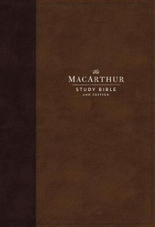 NKJV, MacArthur Study Bible, 2nd Edition, Leathersoft, Brown, Thumb Indexed, Comfort Print: Unleashing God's Truth One Verse at a Time by John F. MacArthur