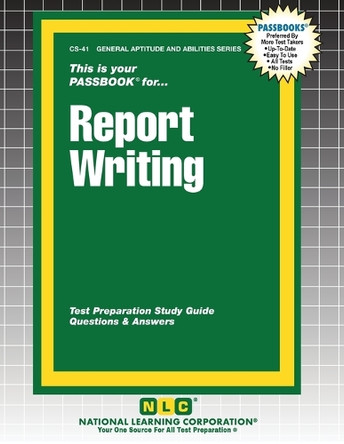 Report Writing by Passbooks 9781799367413