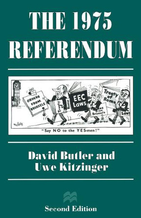 The 1975 Referendum by David Butler 9780333662908