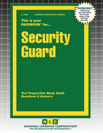 Security Guard by Passbooks 9781799319993