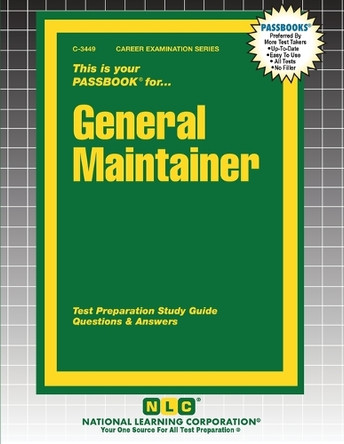 General Maintainer by Passbooks 9781799334491