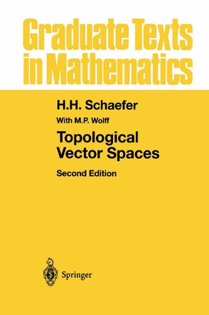 Topological Vector Spaces by M.P. Wolff 9781461271550