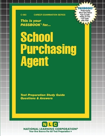 School Purchasing Agent by Passbooks 9781799308638