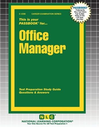 Office Manager by Passbooks 9781799323983