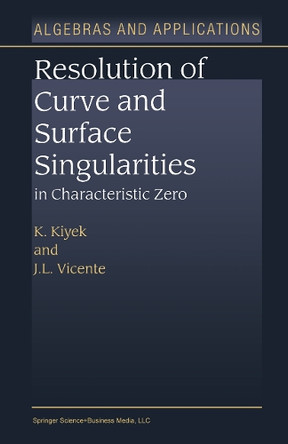 Resolution of Curve and Surface Singularities in Characteristic Zero by K. Kiyek 9789048165735