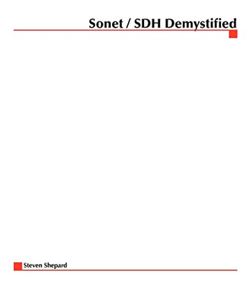 SONET/SDH Demystified by Steven Shepard 9780071376181