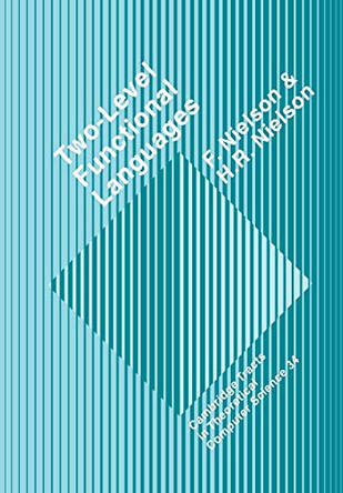 Two-Level Functional Languages by Flemming Nielson 9780521018470