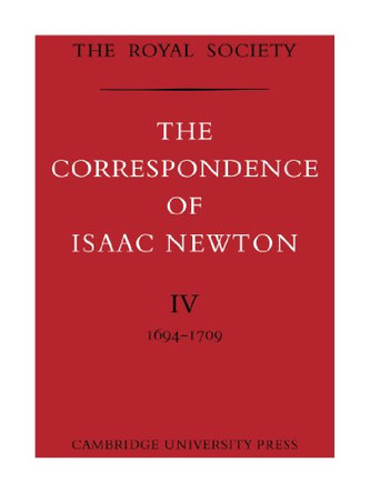 The Correspondence of Isaac Newton by Isaac Newton 9780521085892