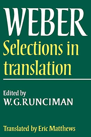 Max Weber: Selections in Translation by Max Weber 9780521292689