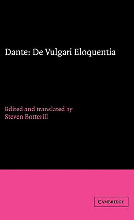 Dante: De vulgari eloquentia by Dante 9780521400640