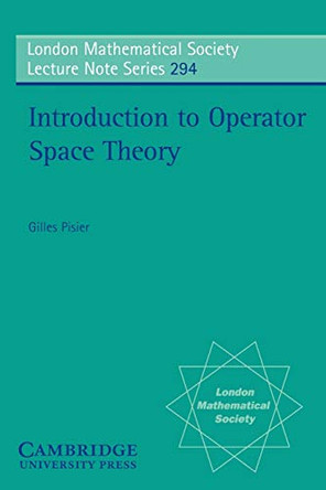 Introduction to Operator Space Theory by Gilles Pisier 9780521811651