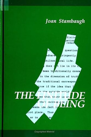 The Finitude of Being by Joan Stambaugh 9780791411056