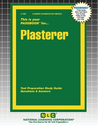 Plasterer by Passbooks 9781799305897